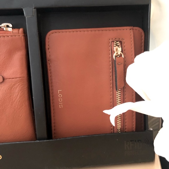🎀Lodis Leather 💖Wristlet & Wallet Card Holder Gift Set - Picture 8 of 14